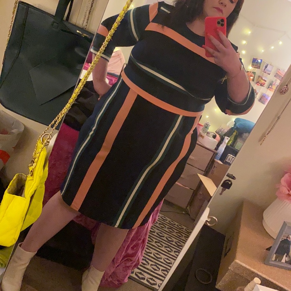 NWT striped Eloquii sold out dress